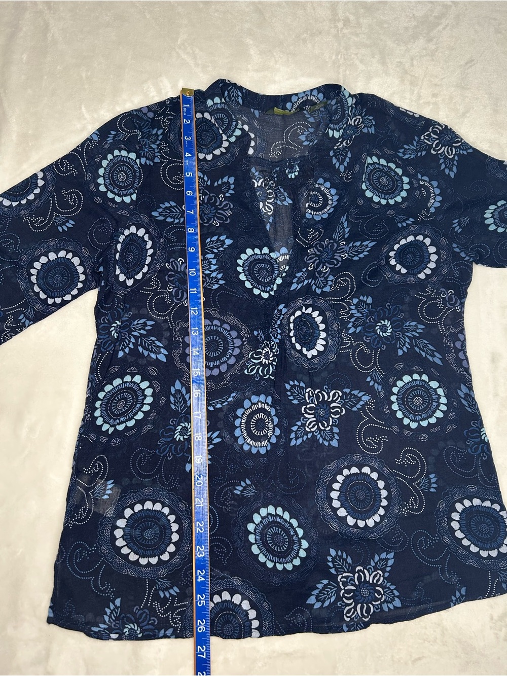 Eddie Bauer Floral Blouse Women’s Medium - Picture 5 of 6